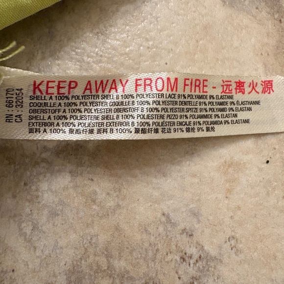 Free People Intimately Let's Get Away Maxi In Chartreuse Combo Women’s Large - Picture 8 of 11